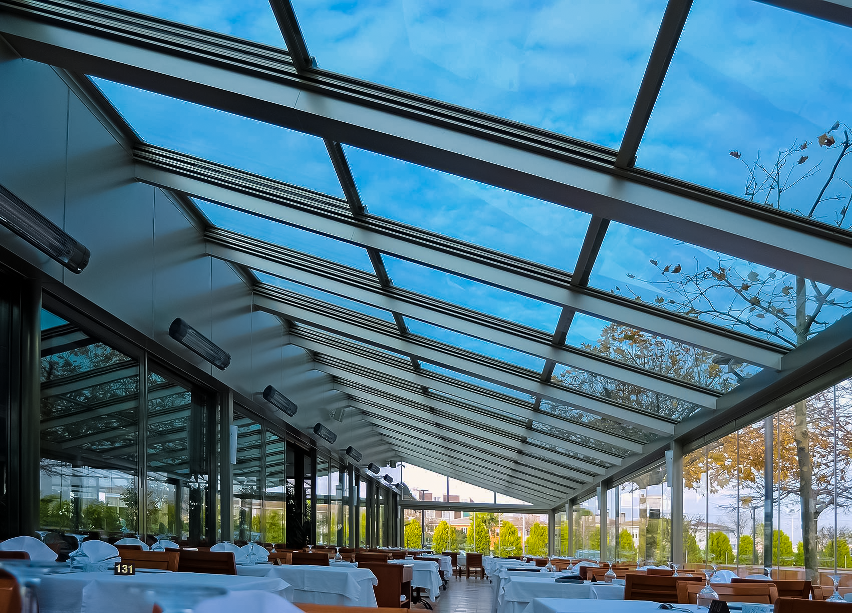 Automatic Glass Roof System